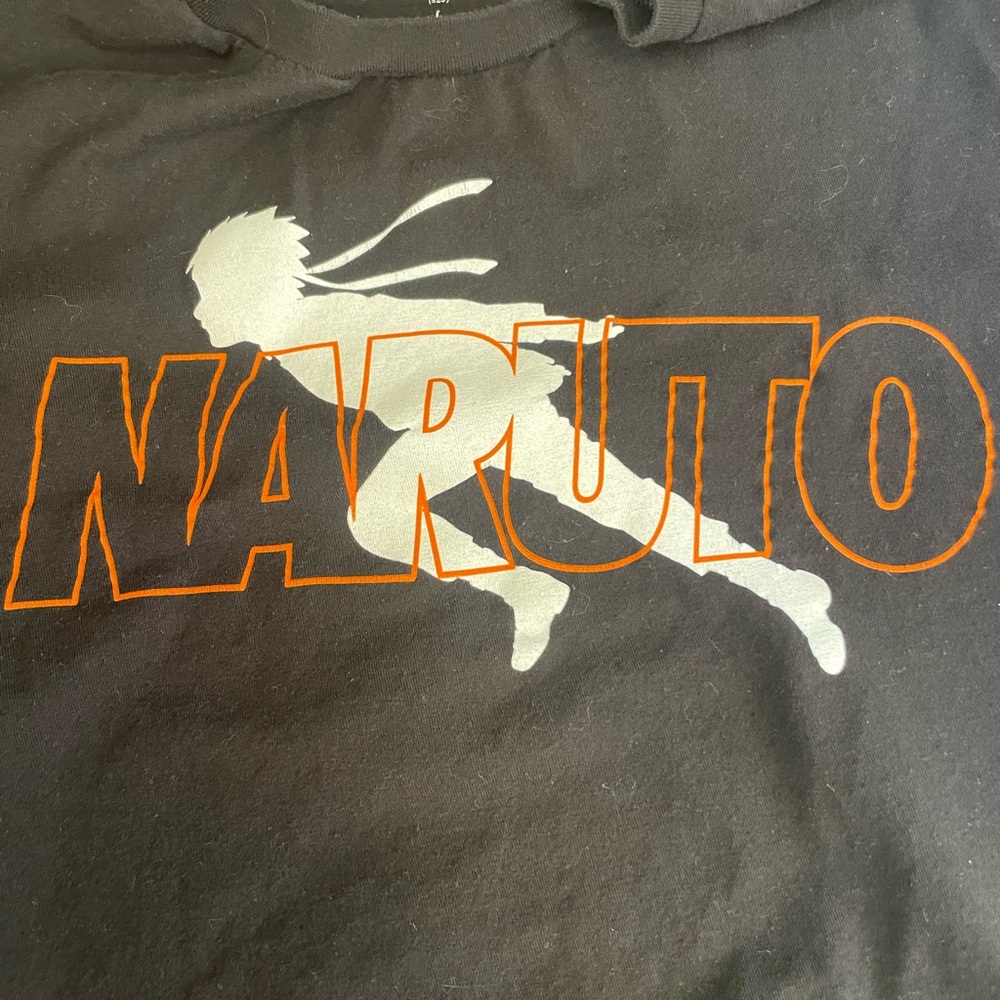Naruto Youth Boy’s Black Graphic Tee - Picture 7 of 8
